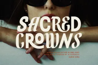 Sacred Crowns — 2 in 1 Display Font
