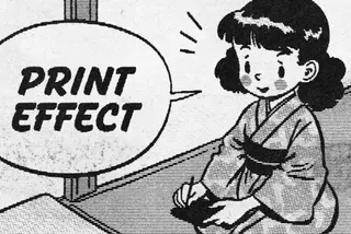 Paper Print Effect