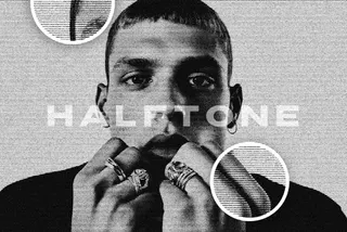 Halftone Lines Photo Effect