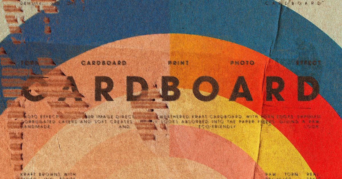 Torn Cardboard Print Photo Effect | Pixelbuddha