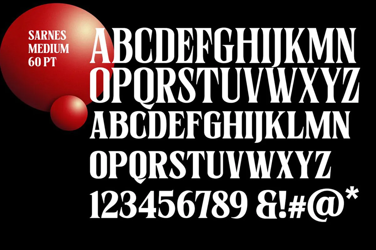 Sernes — Display Font