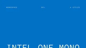 Intel One Mono Font Family