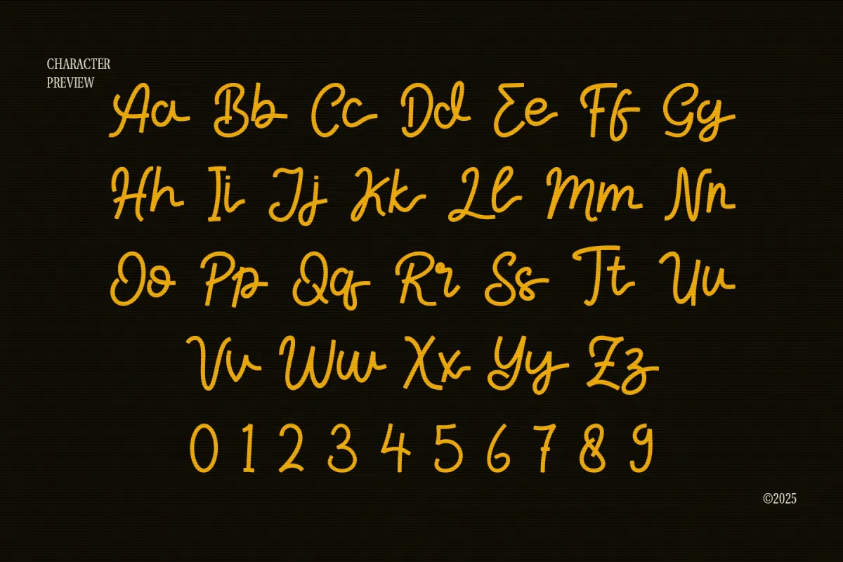 Nalthira - Monoline Cursive Script Font