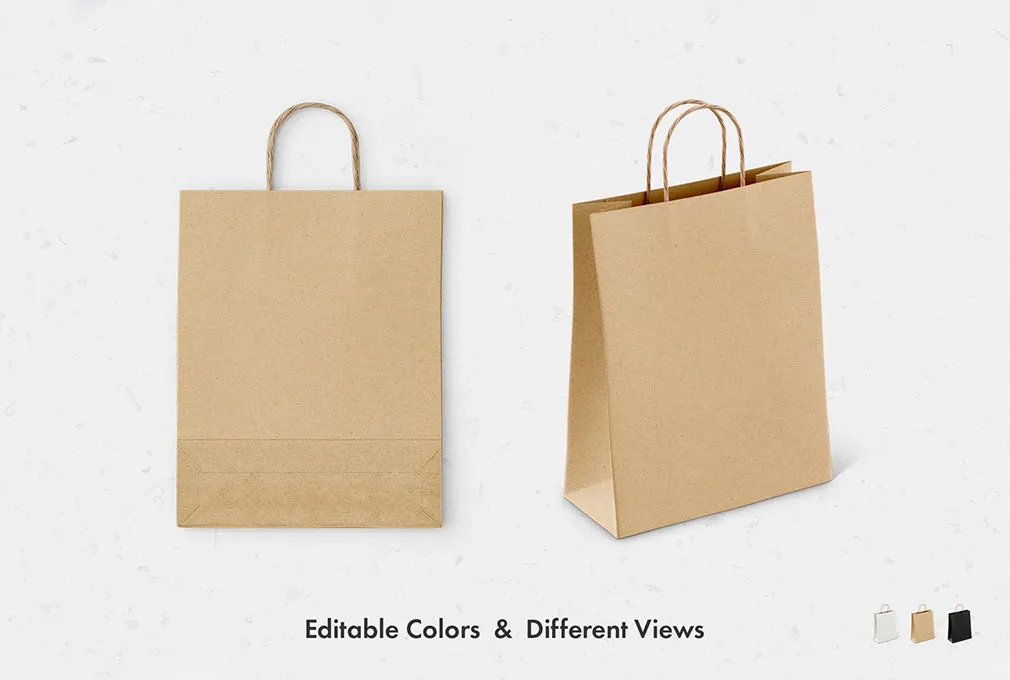 Paper Bag Mockup Set
