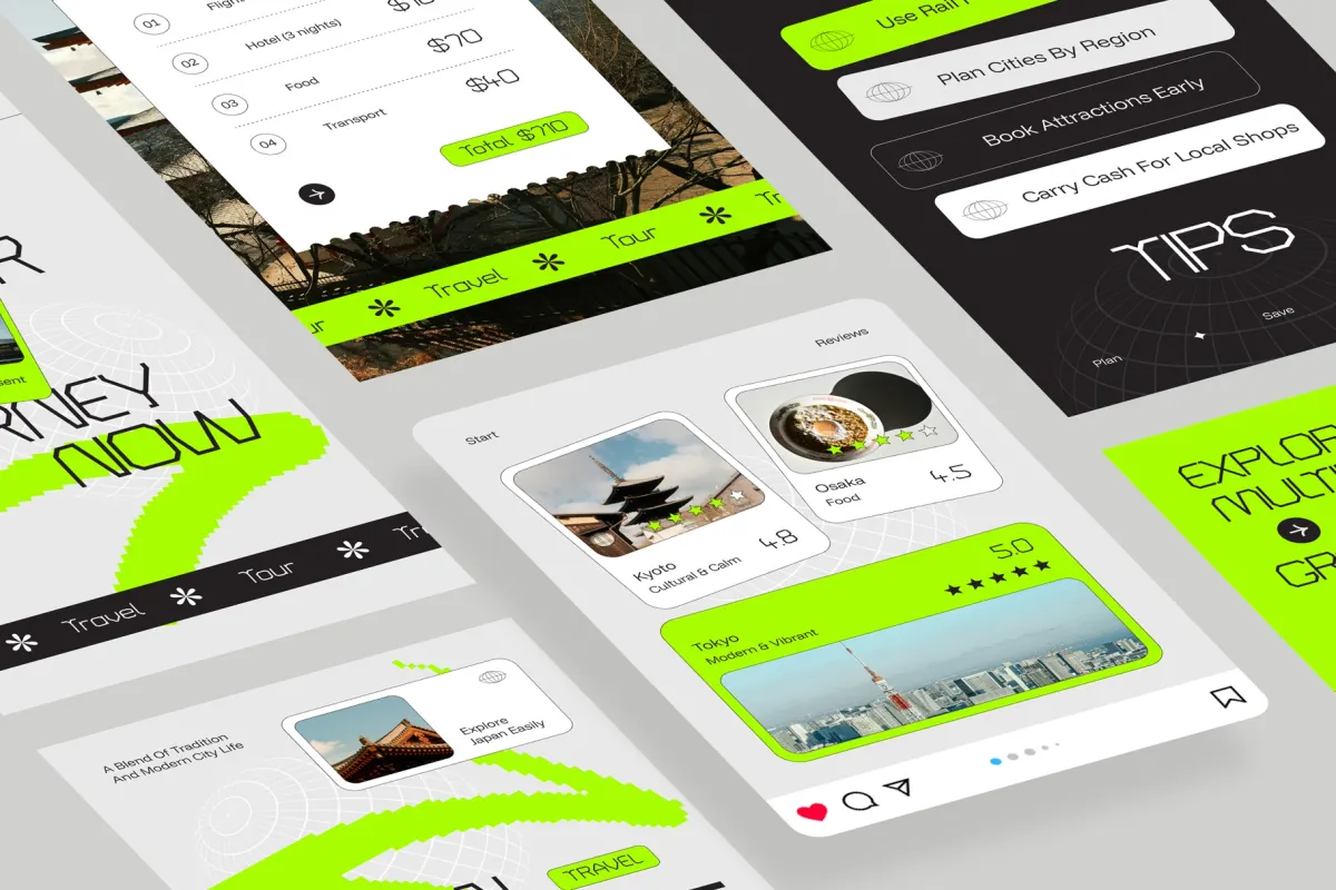 Tour & Travel Instagram Pack - CANVA Template