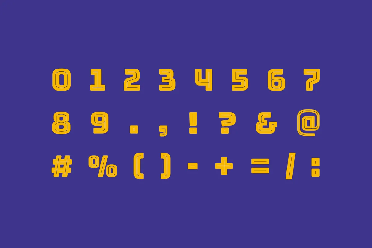 Bungee Inline Font