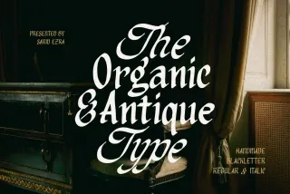 Organic Antique - Blackletter Fonts