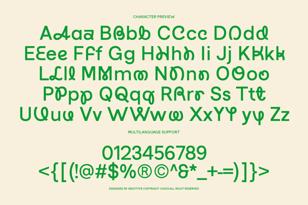 Looporia - Groovy Display Sans Serif Font