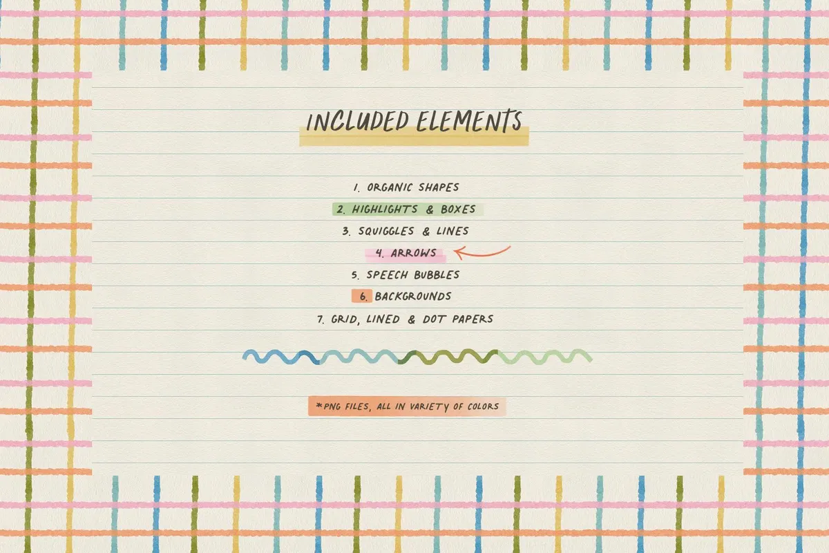 Notes: Shapes, Lines & Squiggles