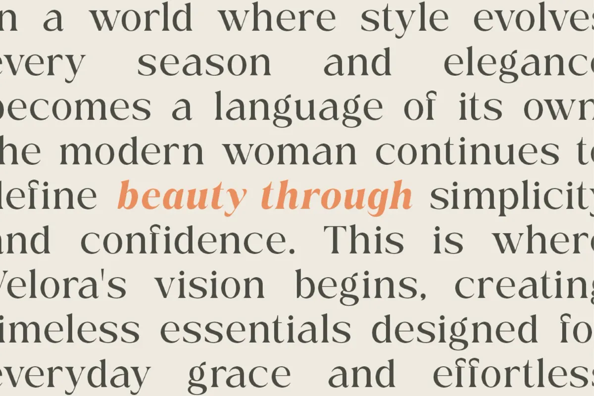 Ethereal Glamour - Luxury Modern Serif Font