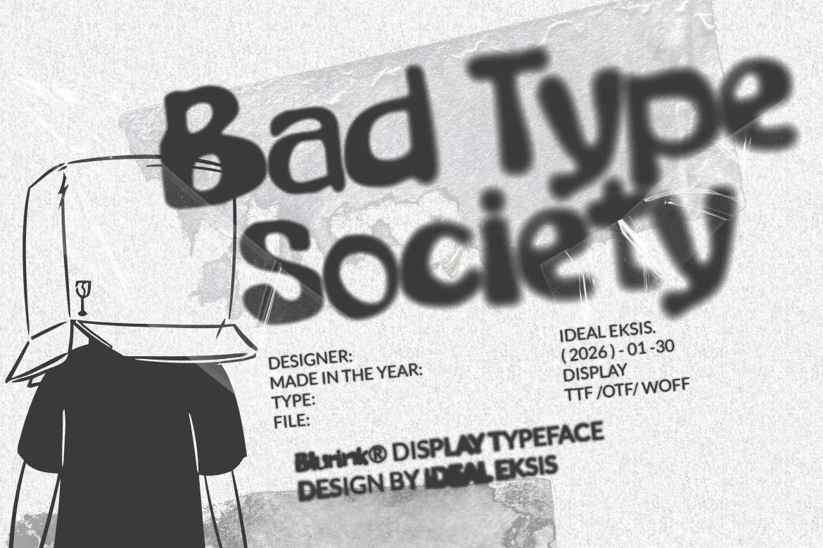 Blurink - Quirky Modern Font