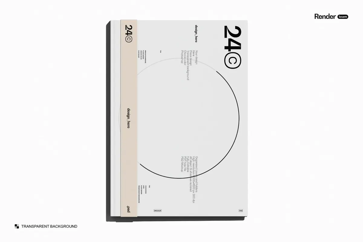 Hardcover Book Mockups Collection