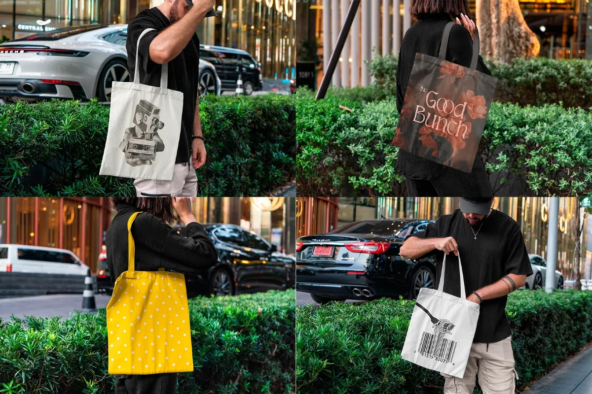 Urban Tote Bag Mockup Bundle