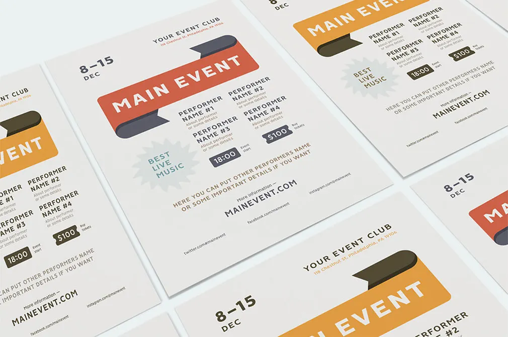 Cover-All Poster Template