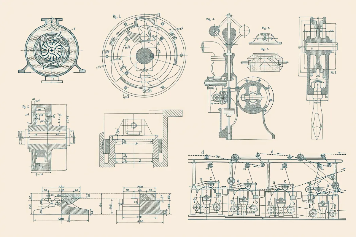 Vintage Blueprints Collection