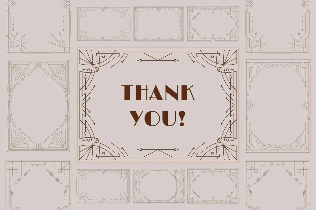 Art Deco Frames Collection