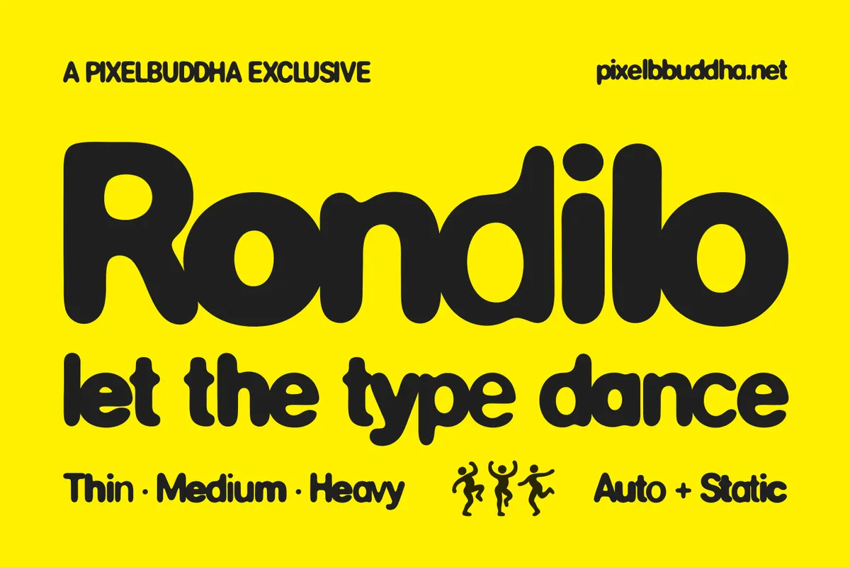 Rondilo – Playful Rounded Display Font