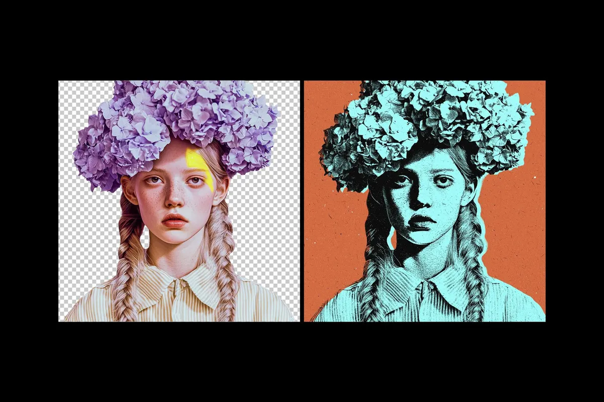Pop Art Cartoons Photo Effect