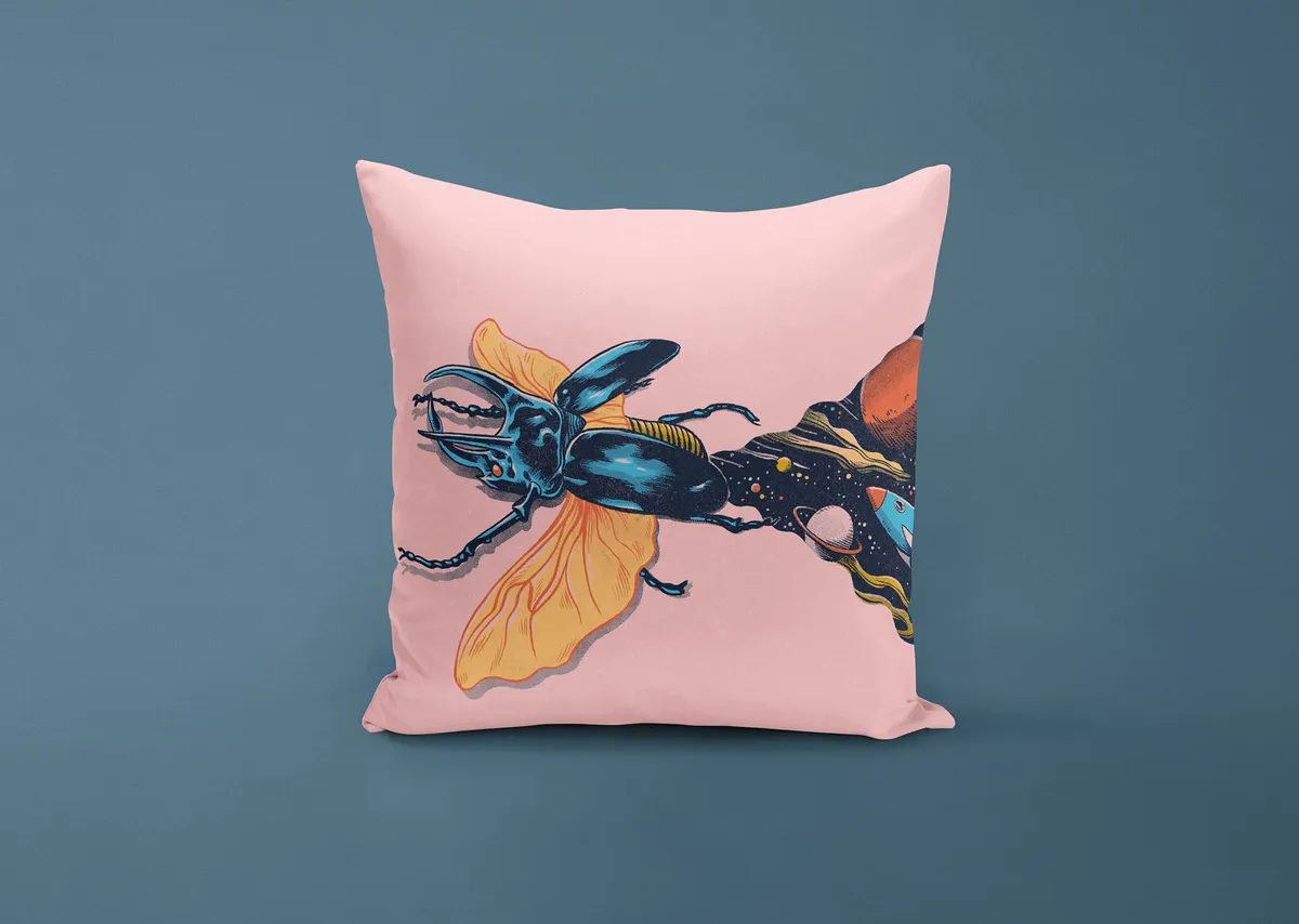 Throw Pillow Mockup
