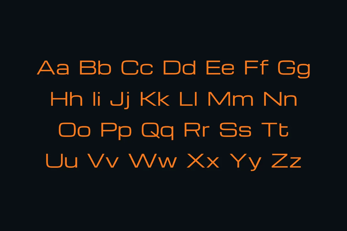 Michroma - Free Sci-Fi Font