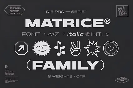Matrice Font Family