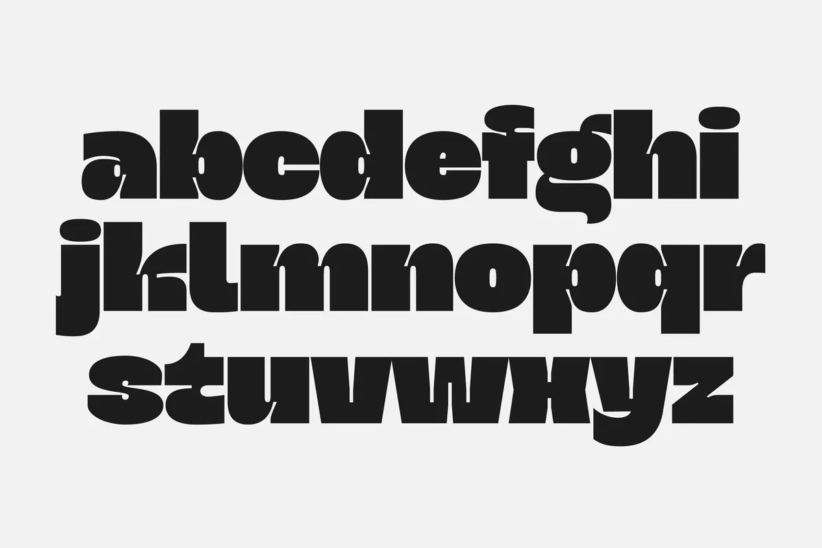 Inktera - Bold Ink Trap Display Font
