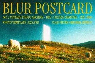 Blur Cold Postcard Effect