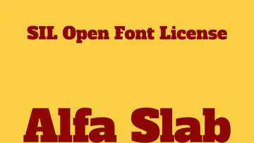Alfa Slab One Font