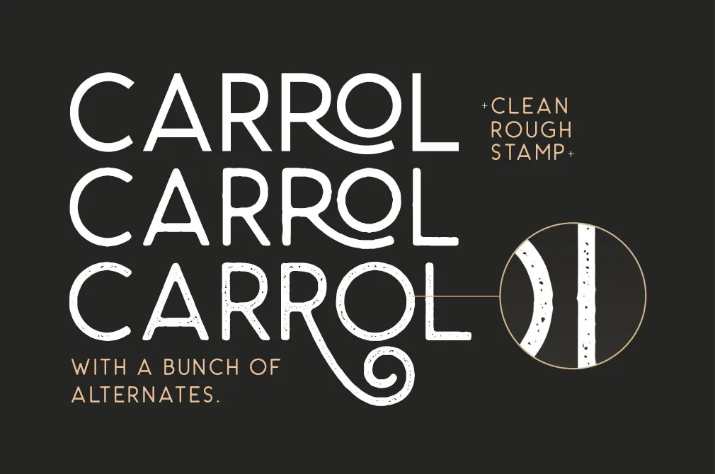 Carrol Wild Sans Serif Typeface
