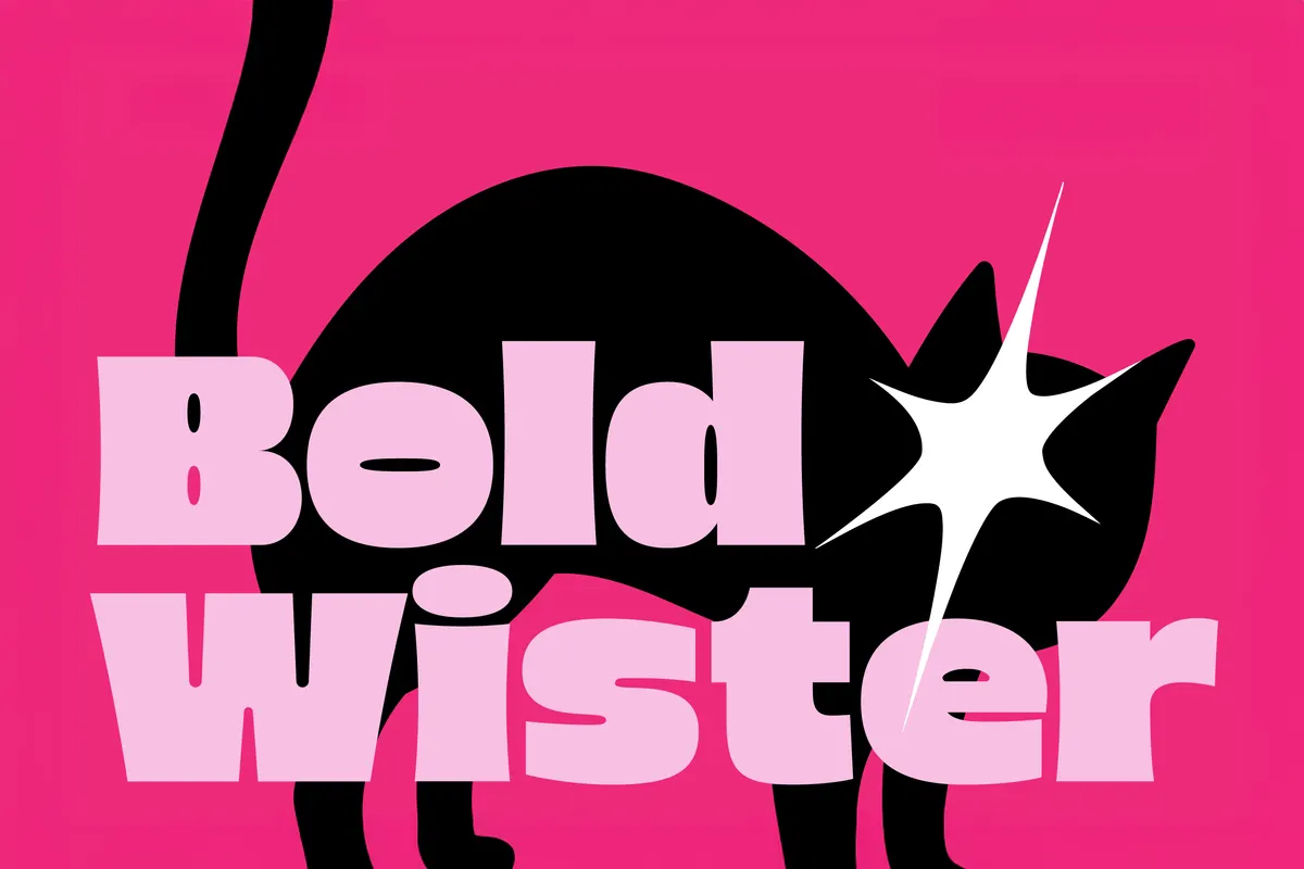 Wister - Groovy Bold Display Font