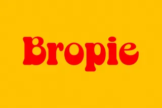 Bropie - Bold Groovy Display Font