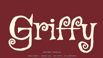 Griffy - Free Spooky Display Font