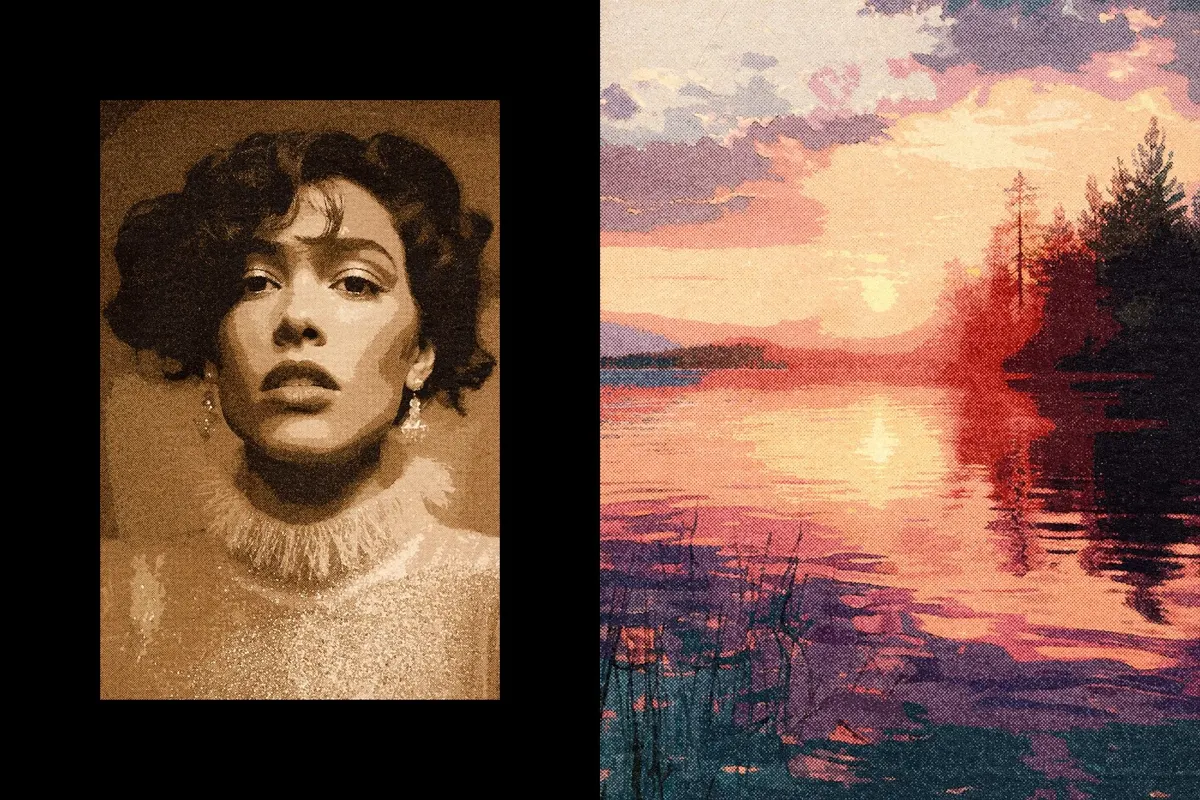 Vintage Postcard Photo Effect