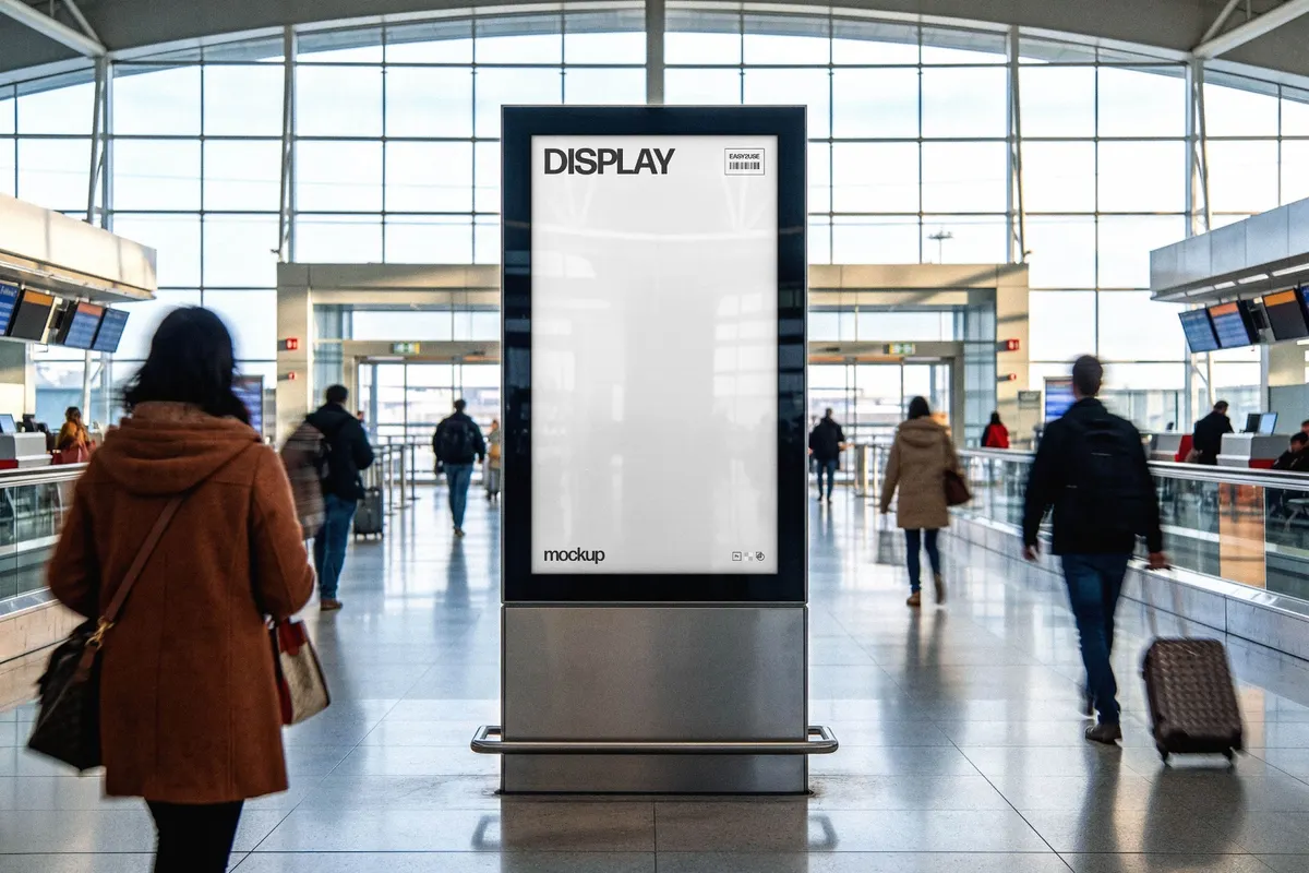 Airport Display Mockup