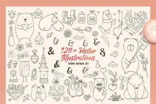 Romantic Dreams Vectors Set