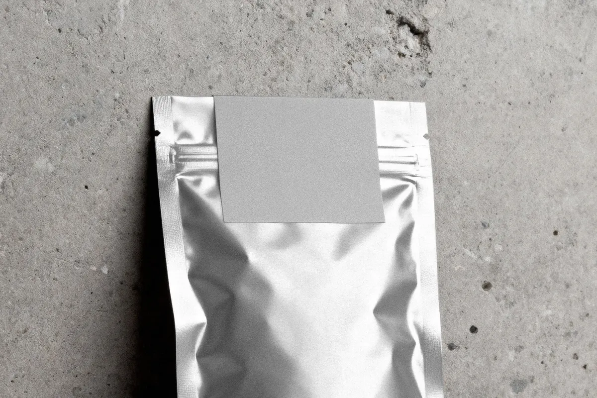 Standing Zip Lock Package Mockup