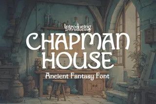 Chapman House - Vintage Fantasy Typeface