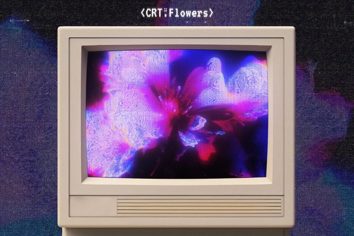 CRT Flowers Overlays