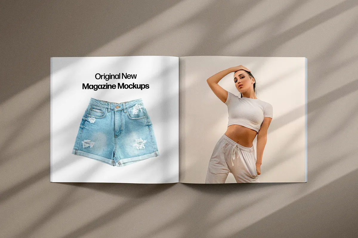 Square Magazine Mockups Collection