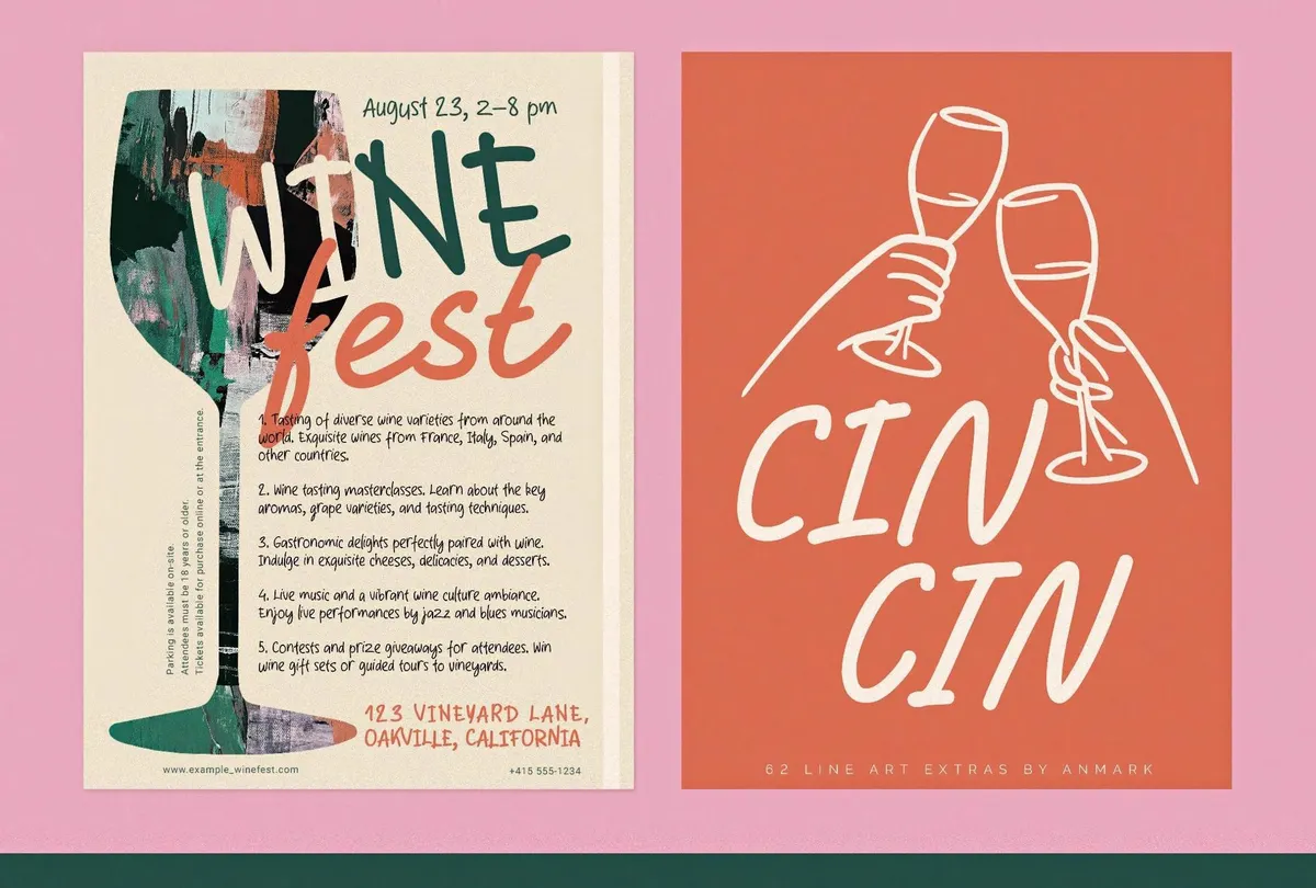 WineChic — Handwriting Font & Extras
