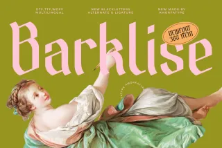 Barklise - Modern Blackletter Font