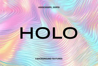 Ribbed Holographic Textures