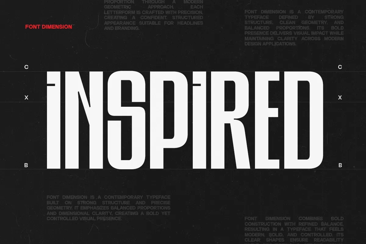GC Bond - Inktrap Condensed Font