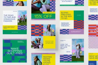 Sustainable Fashion Social Media Pack