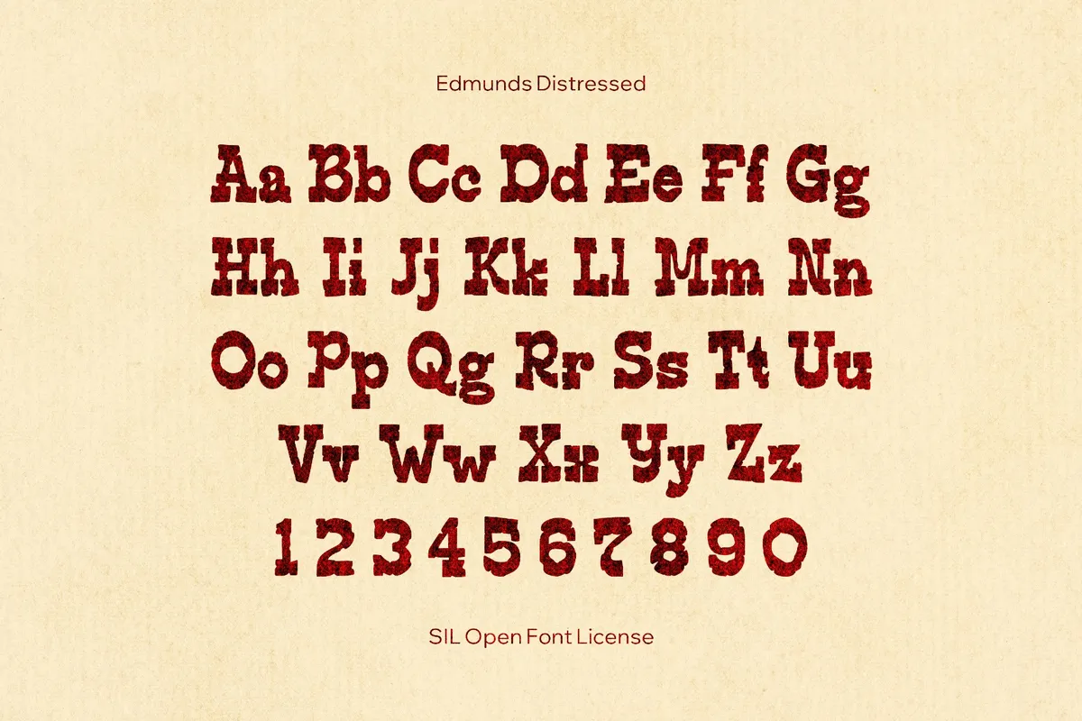 Edmunds Western Font Family