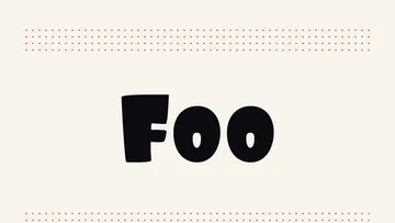 Foo - Funny Groovy Font