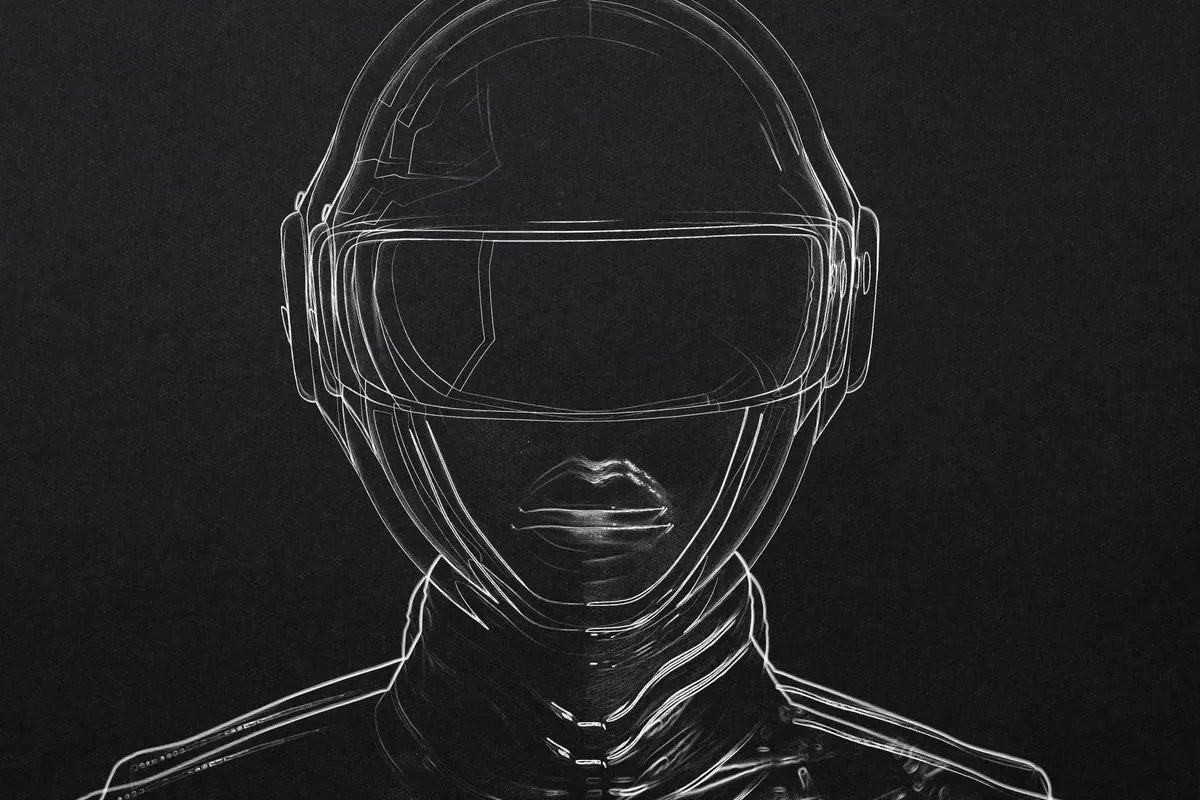 Line Paint Photo Effect