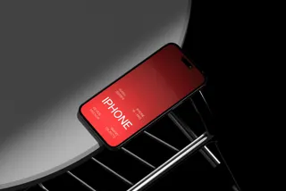 Steel Noir iPhone 16 Pro Mockup