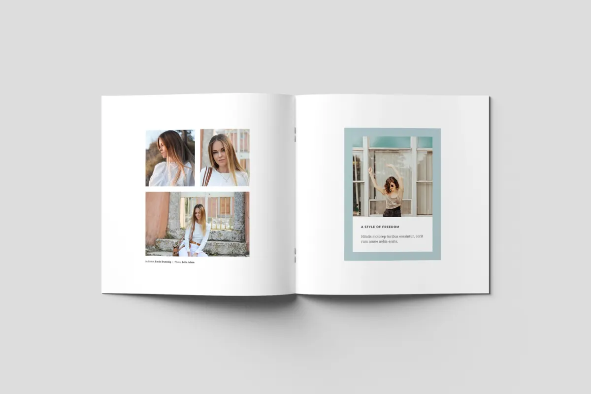 Square Brochure Mockup