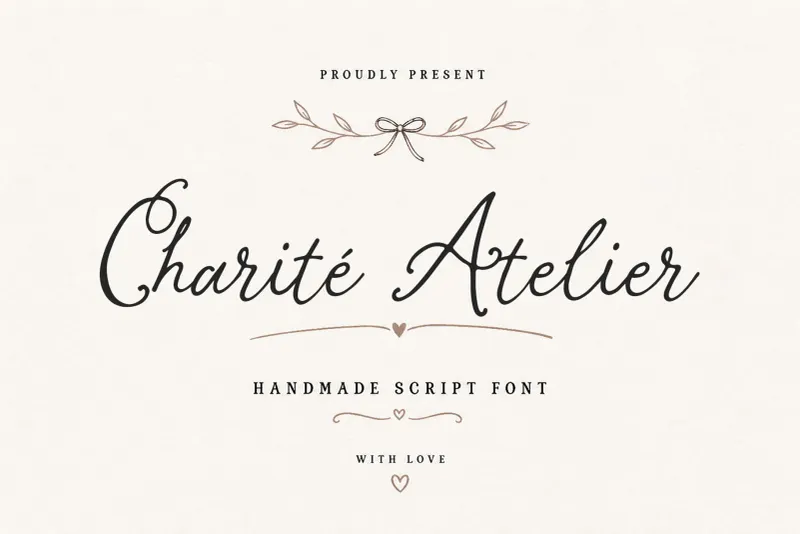 Charite Atelier - Elegant Handmade Script Font